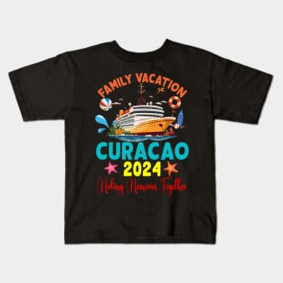 Family Vacation Curacao 2024 Family Matching Group Summer Kids T-Shirt